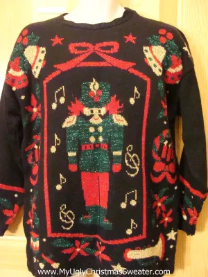 80s Nutcracker Awesome Christmas Sweater