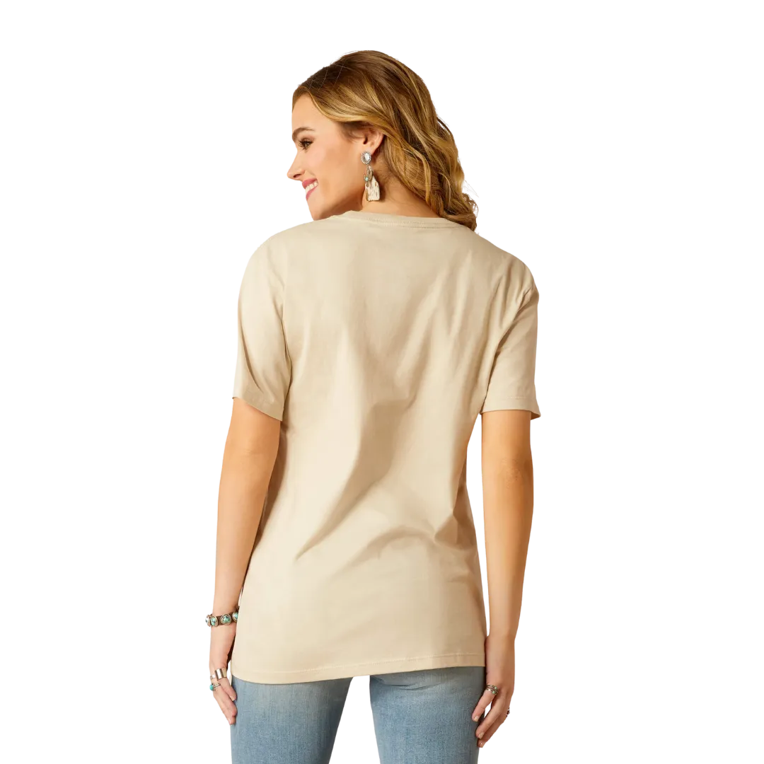 Ariat Women's Keep Walkin' Cowboy Natural T Shirt