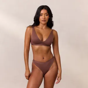 Everyday Comfort Triangle Bra - Nutmeg