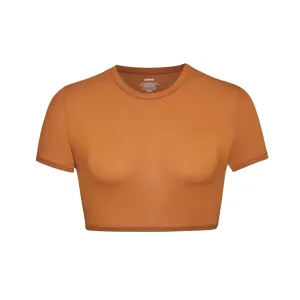 FITS EVERYBODY SUPER CROPPED T-SHIRT | COPPER