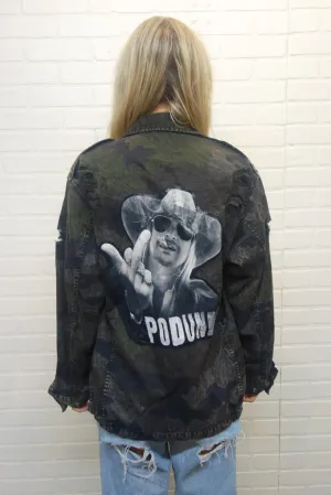 Kid Rock Acid Wash Camo Jacket