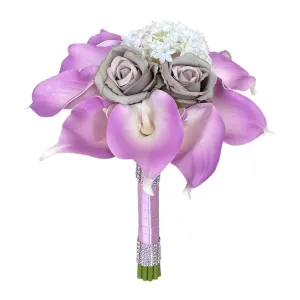 Lavender Calla Lily Bridesmaids Bouquet