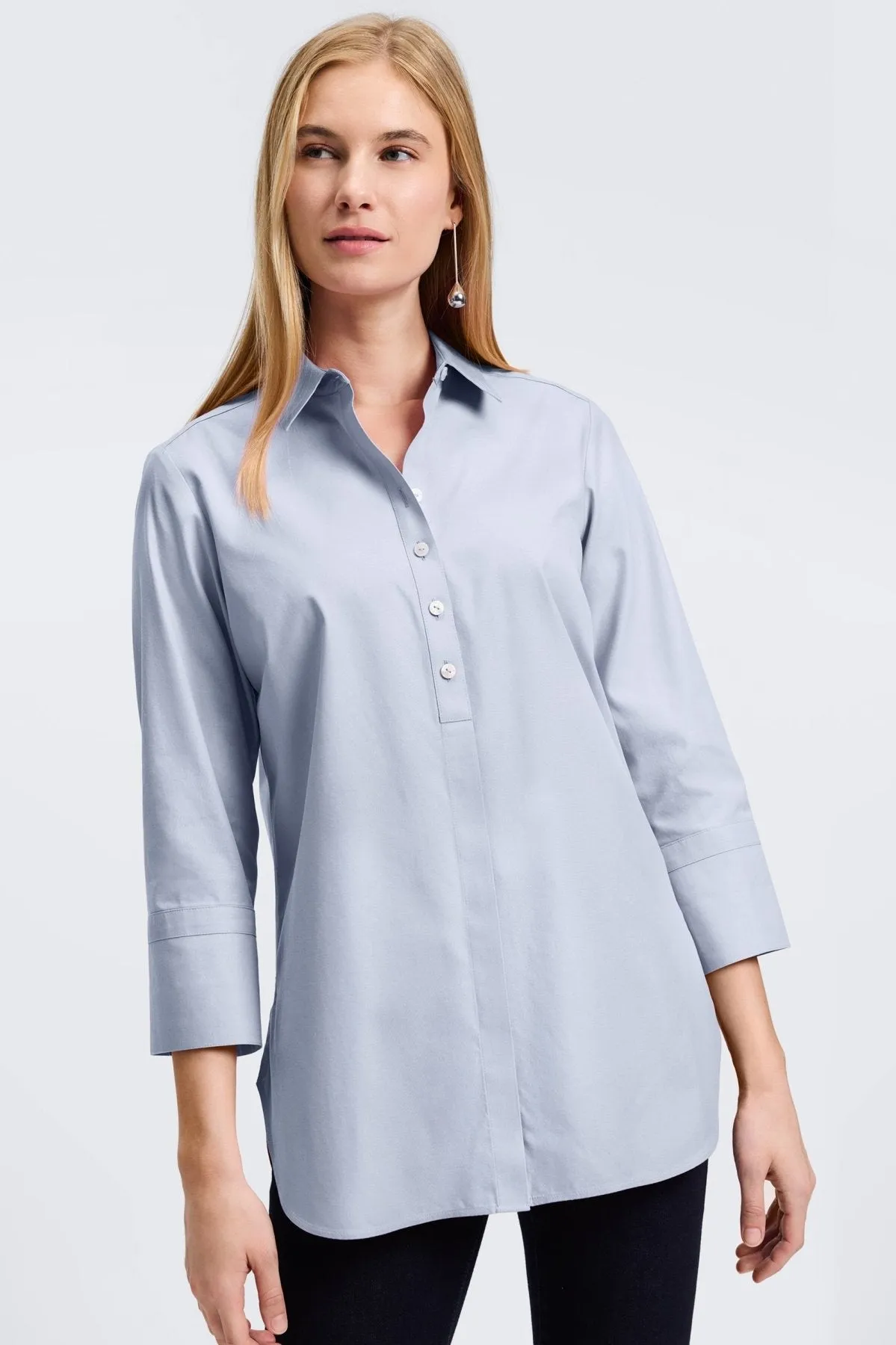 Madison Essential Pinpoint No Iron Tunic