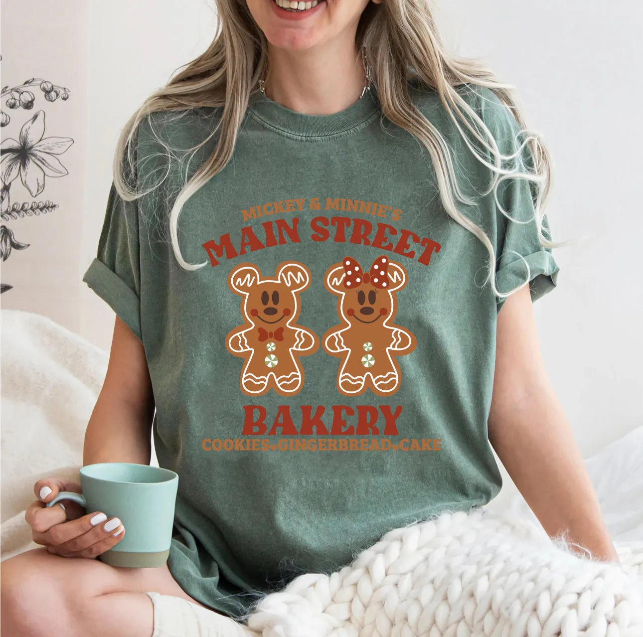 Main Street Bakery Gingerbread Christmas Shirt