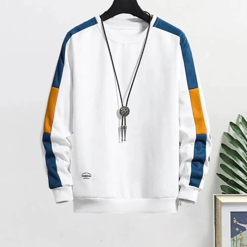 PATCHWORK O-NECK SWEATSHIRT