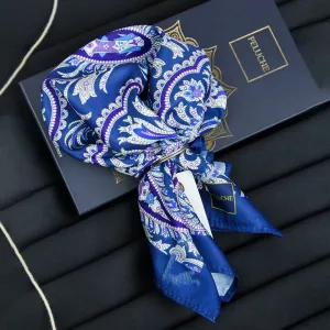 Peluche PolySilk Elegant Paisley Design Pocket Square For Men