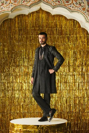 "JAHANGIR" FRONT OPEN SHERWANI