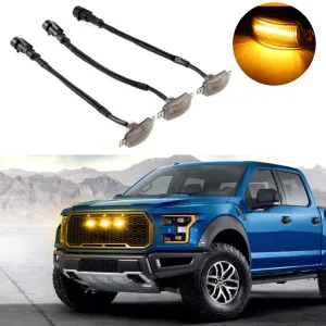 Raptor Style Universal Car LED Front Grille Lights