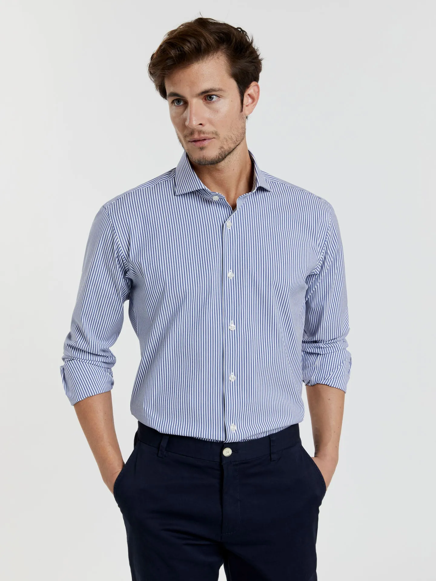 Slim fit k-easy stripes comfort formal shirt