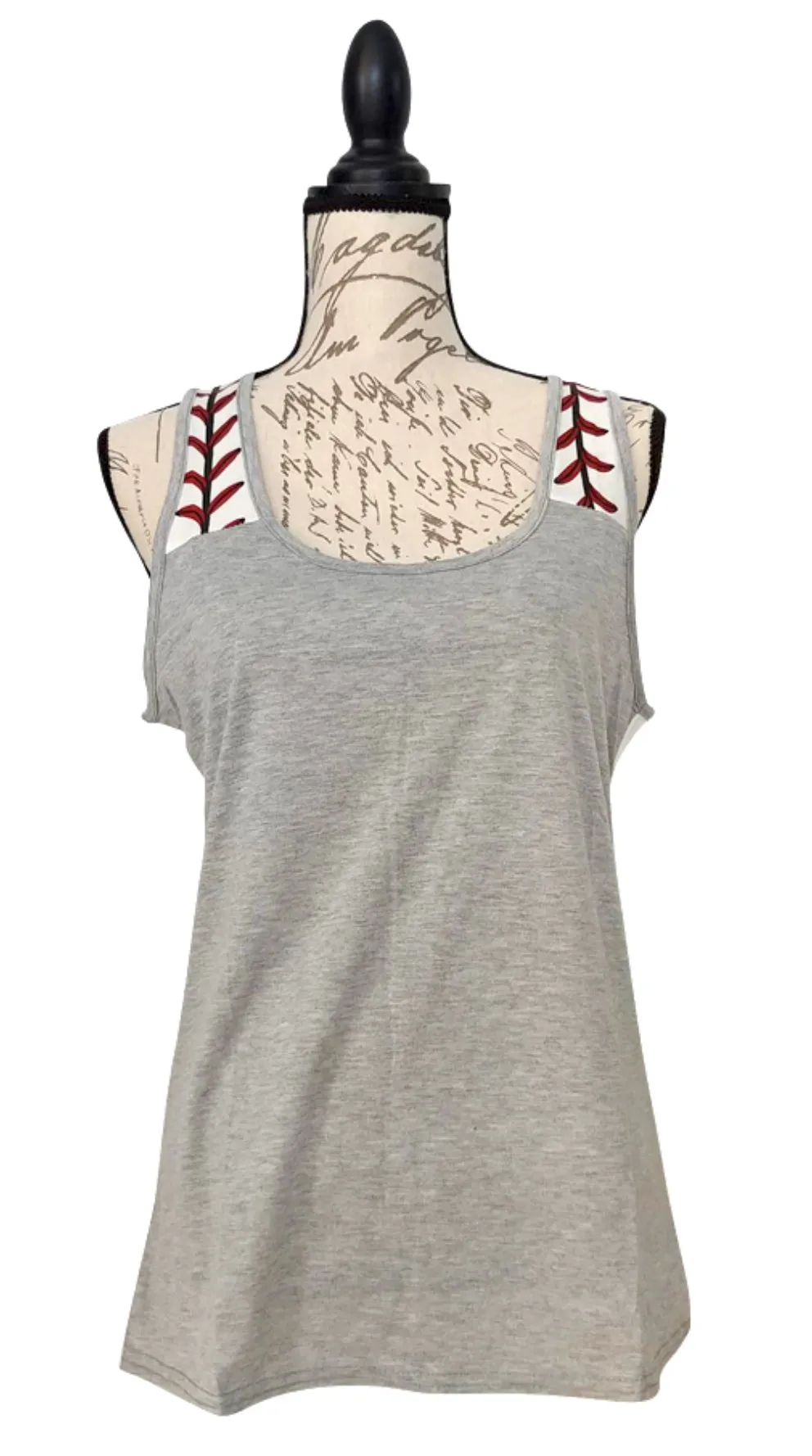 Slugger Baseball Tank (Black or Gray)