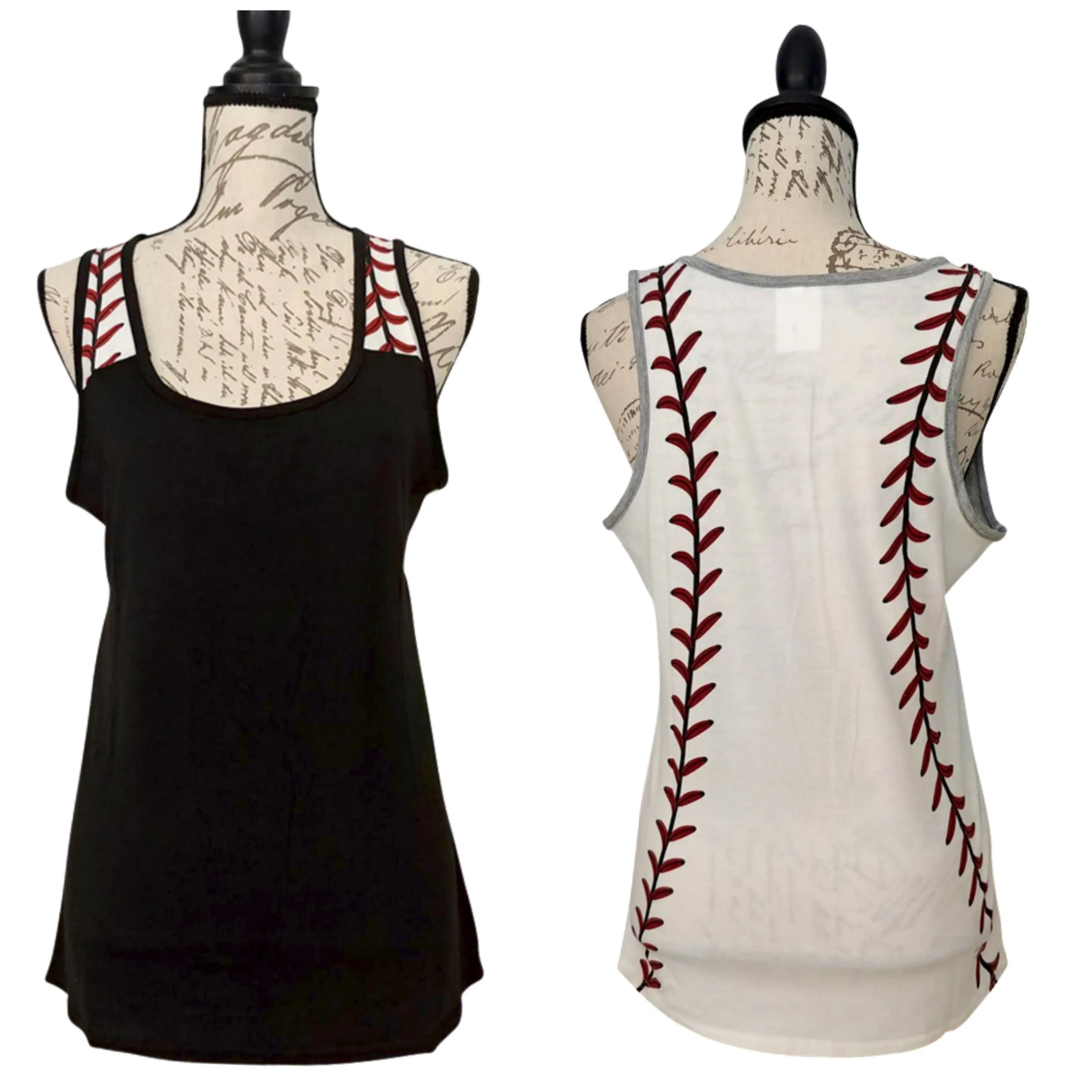 Slugger Baseball Tank (Black or Gray)