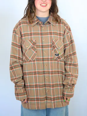 Snack Skateboards - Blackbird - Button Up Flannel Shirt