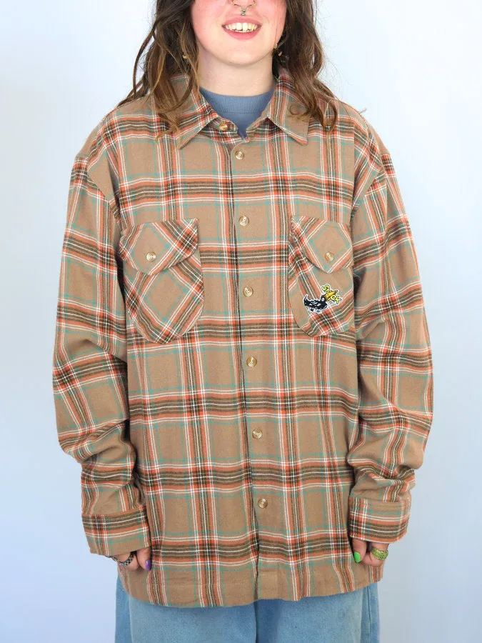 Snack Skateboards - Blackbird - Button Up Flannel Shirt