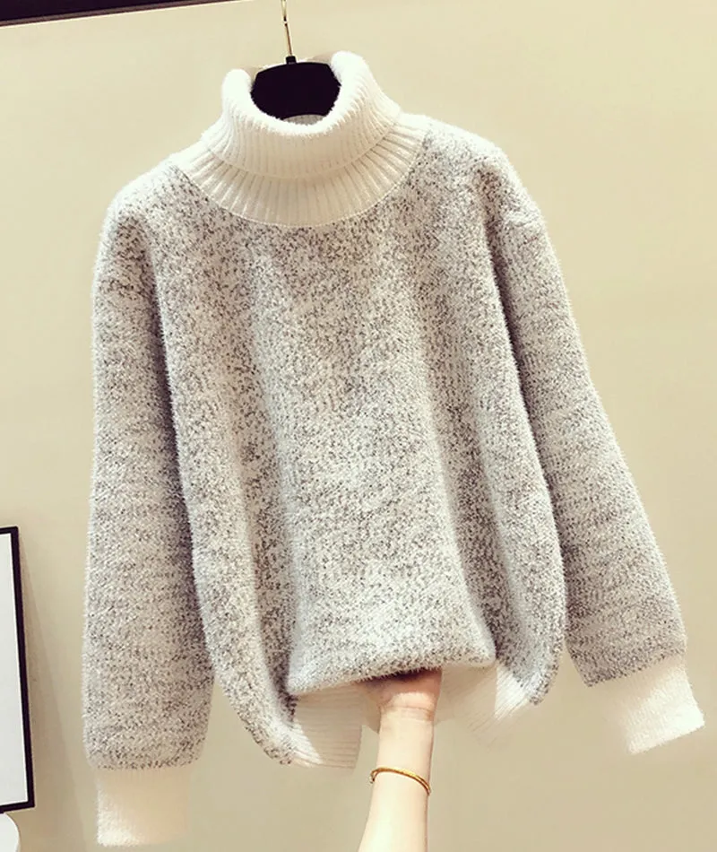 Sweater Cute Turtleneck Sweater    S4372