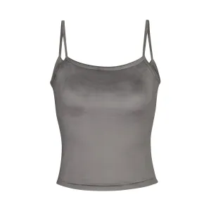 VELOUR CAMI | GUNMETAL