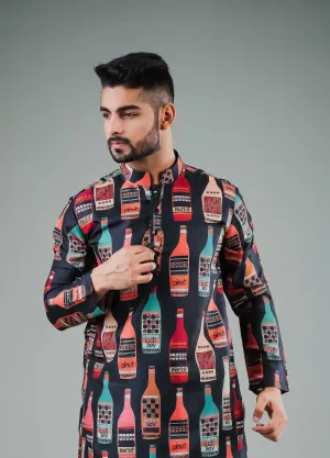 Wine Nights - Silk Kurta